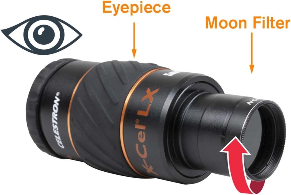 Versatile 1.25-Inch Moon and Planet Filter: Elevate Your Astronomical Experience