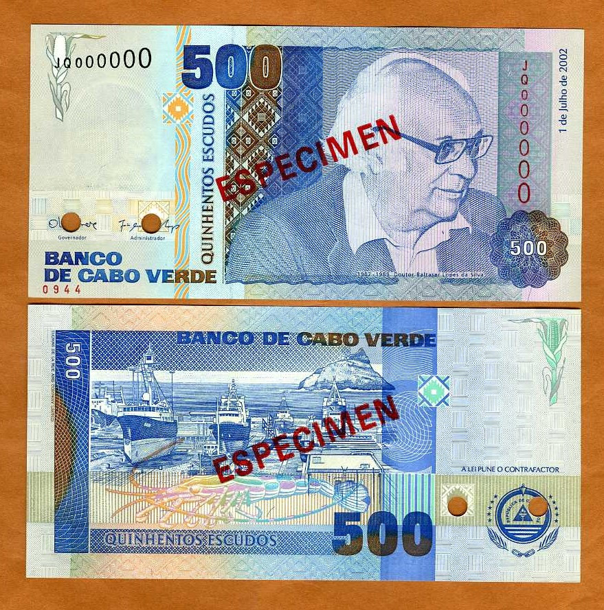 SPECIMEN Cape Verde, 500 Escudos, 2002, P-64s2, UNC