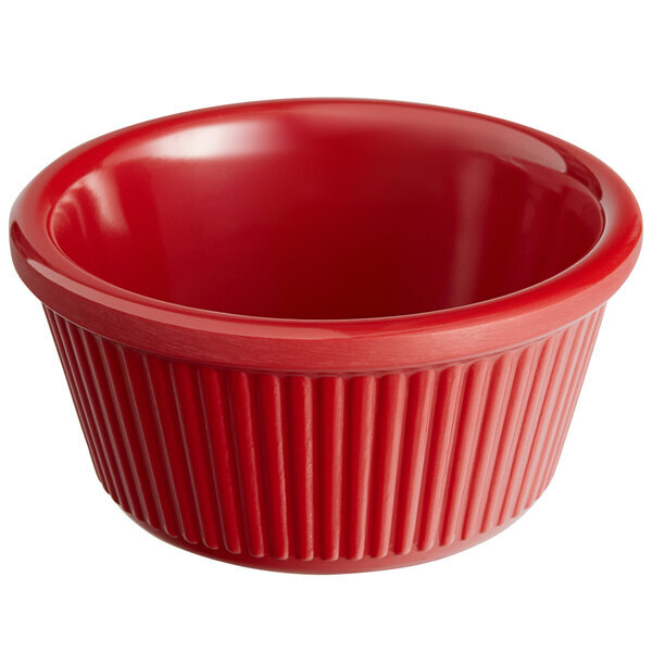 Acopa Fluted Melamine Ramekin - 12/Case (select size/color below)