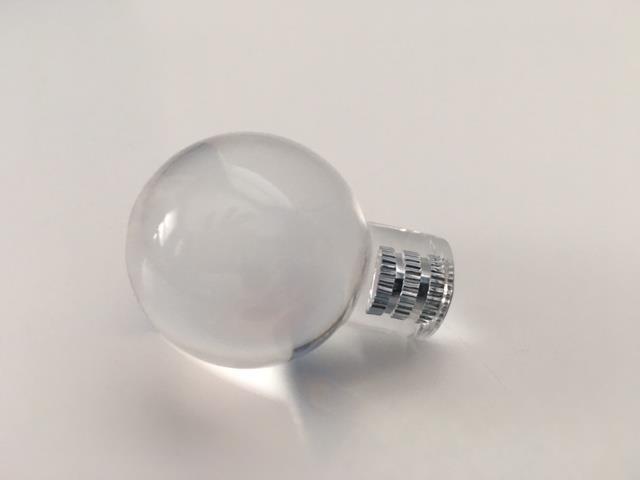 20 Knobs Handles Pulls Kitchen Cabinet Hardware Acrylic Glass Clear