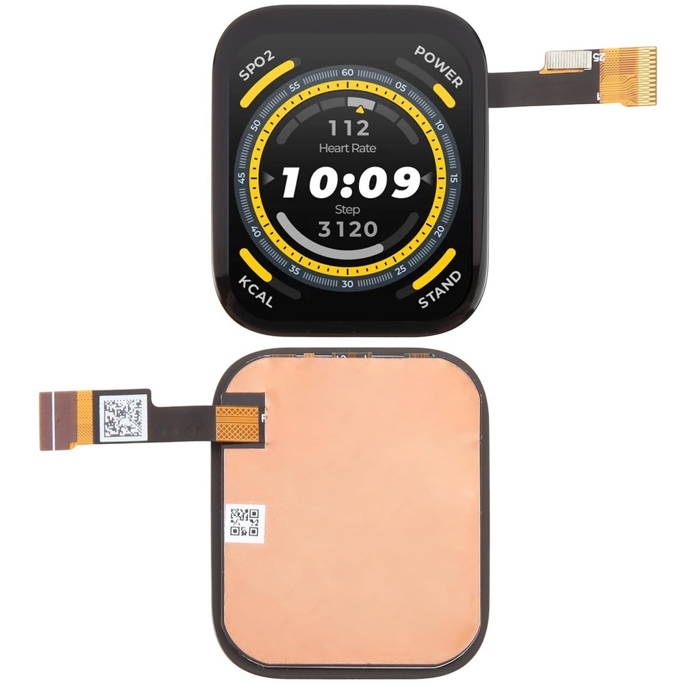 For Amazfit Bip 5 LCD Display Touch Screen Digitizer Full Assembly Replacement