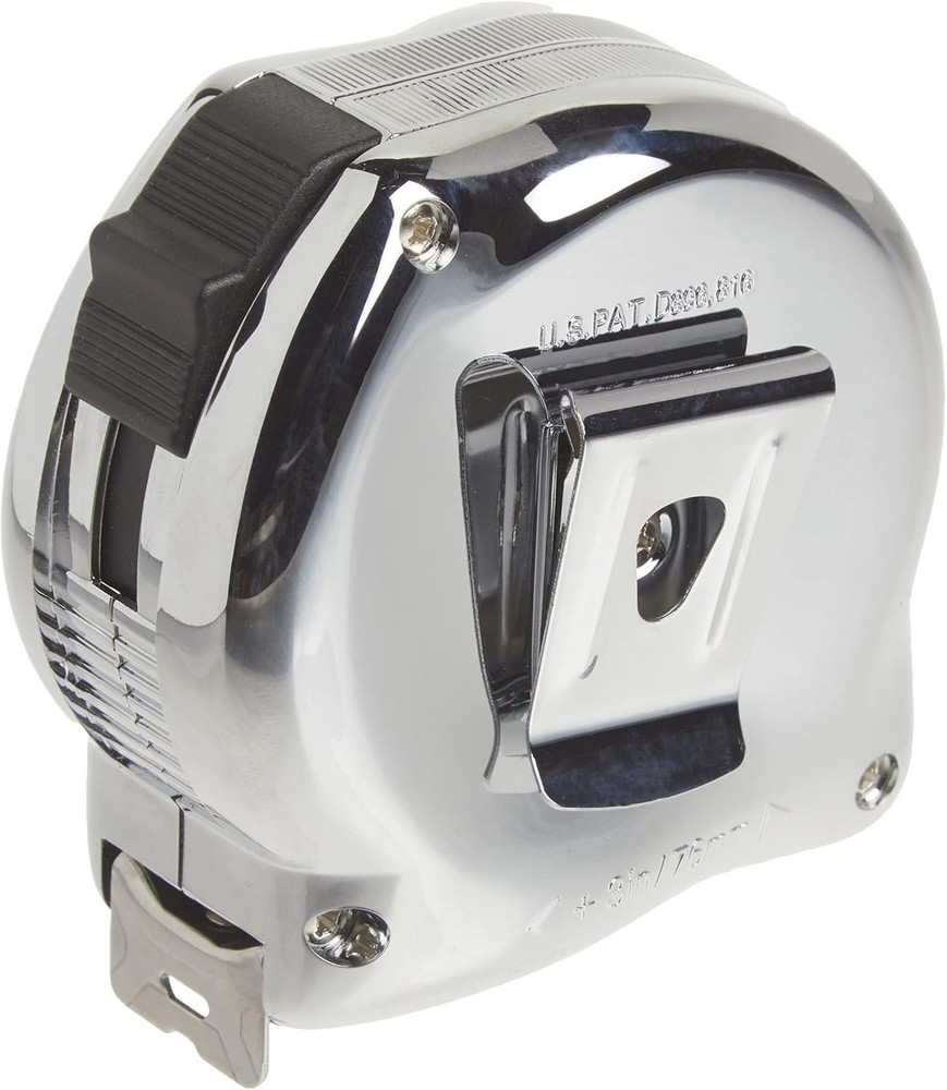 Ergonomically Designed 33ft High-Visibility Tape Measure with Secure Slide Lock