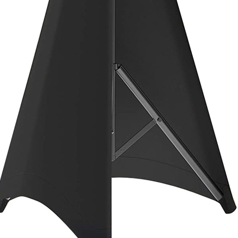 Support Stand Cover for Events 2 Sided Triangular DJ Speaker Stand Tripod Cover