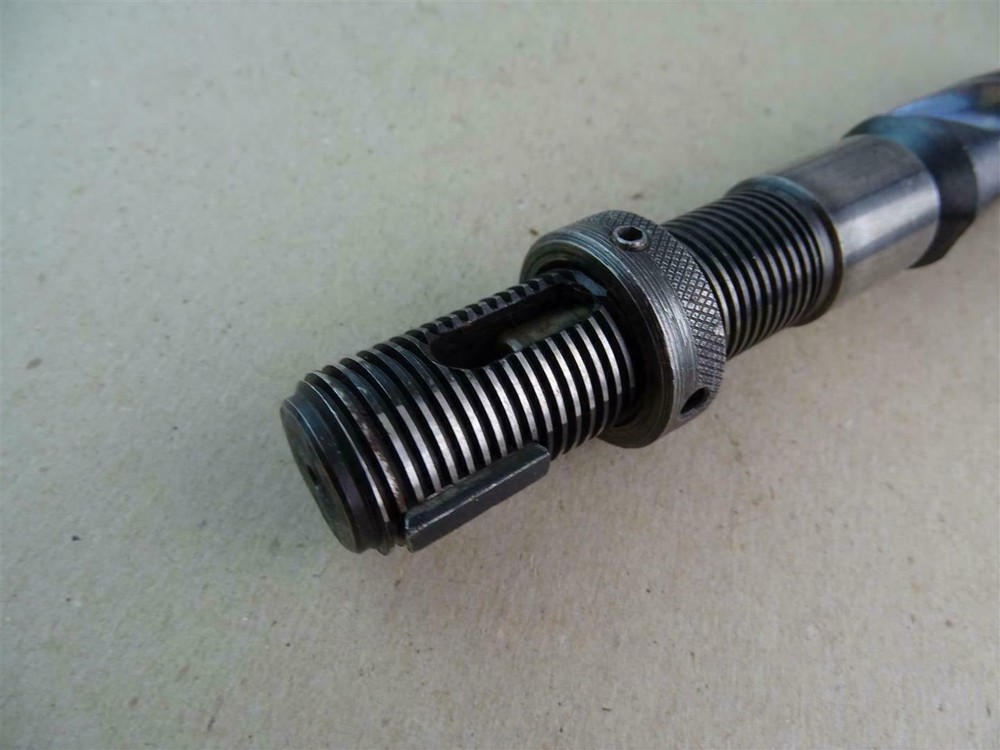 Melcut Tools HSS Threaded Shank , 3-Flute Drill