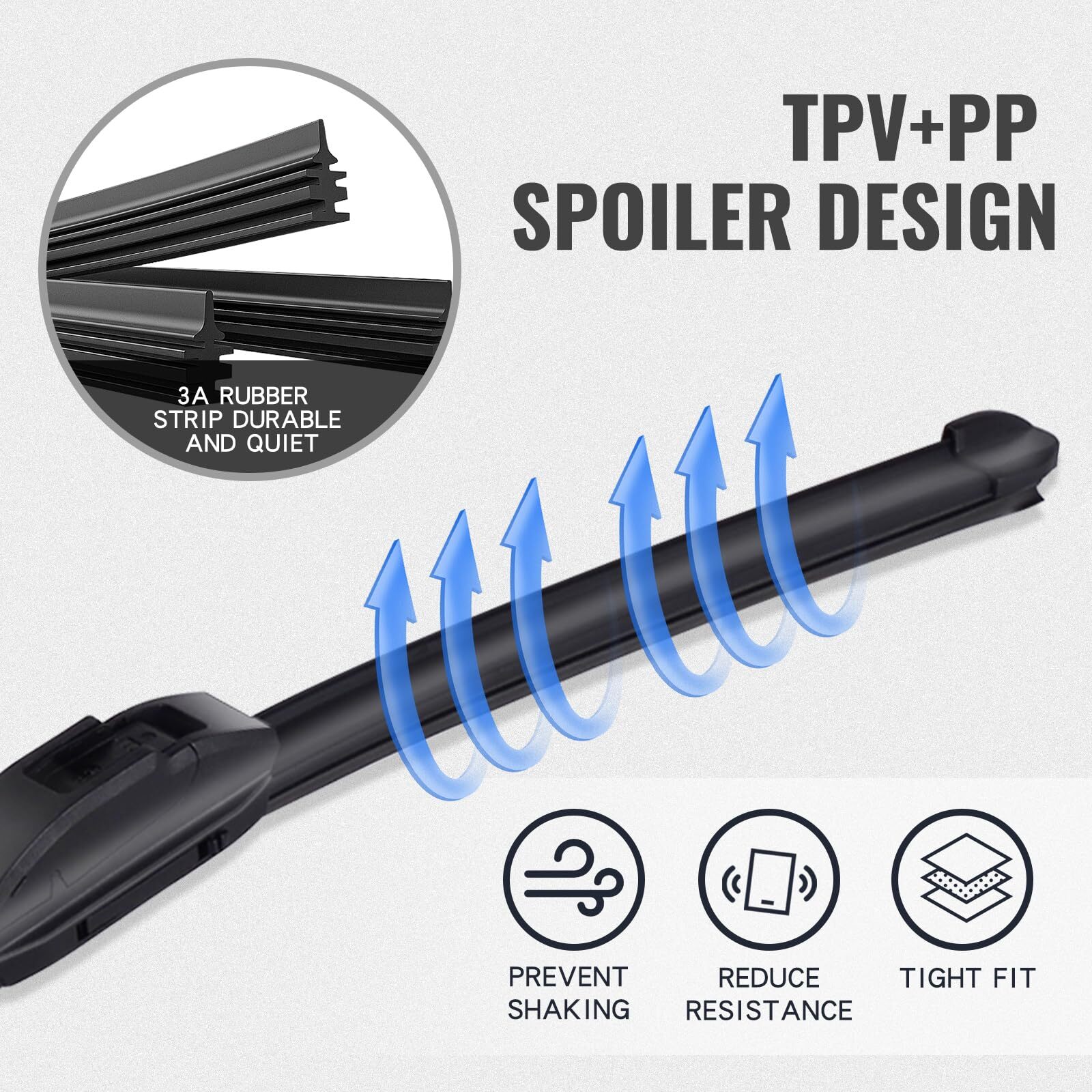 2 Limpia Parabrisas De Carro Delanteros 26 y 16 Pulgadas TOYOTA HONDA HYUNDAI