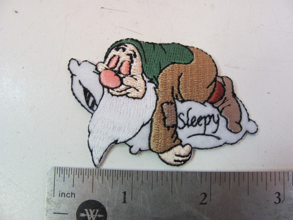 Seven Dwarfs Sleepy Patch 2 3/4 inches wide