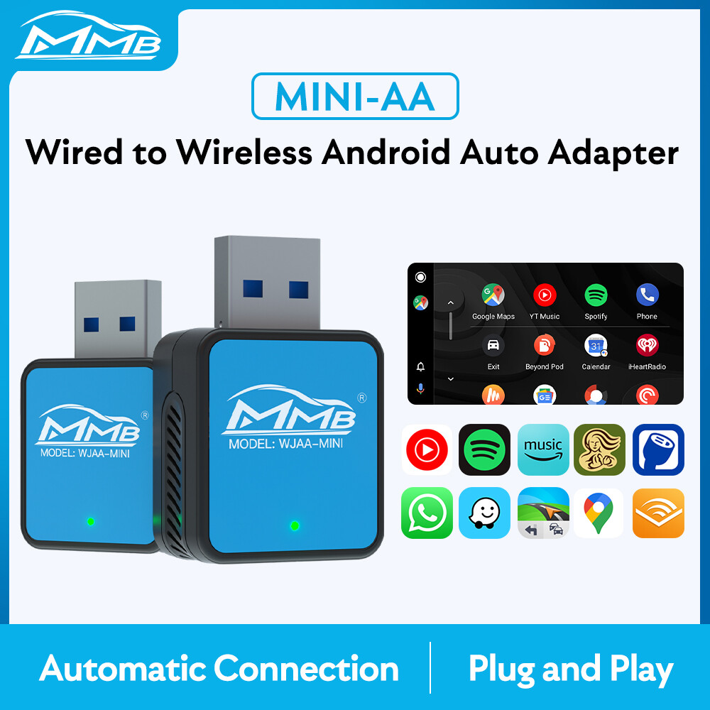 Android Auto Adapter for OEM Wired Android Car Convert to Wireless Android Auto