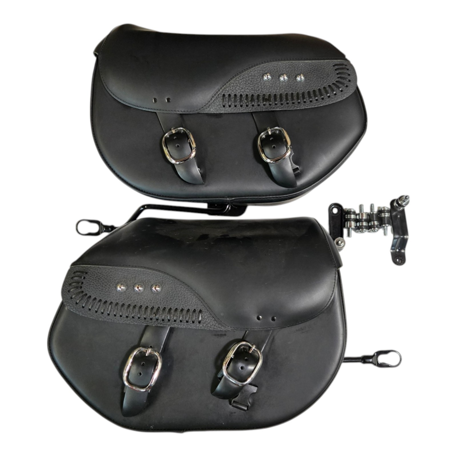 Harley-Davidson 2007 - 2017 Fat Boy Saddlebags Leather Detachable 88306-07A