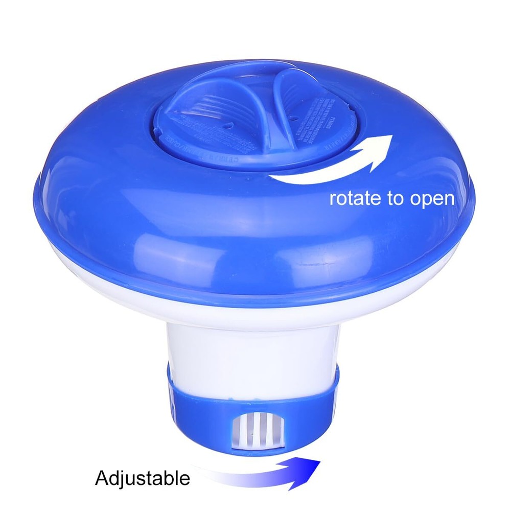 Collapsible 1" Pool Tablet Dispenser for above-ground & Inflatable Pools