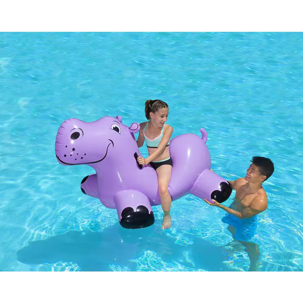 Happy Hippo Swimming Pool Float Rider