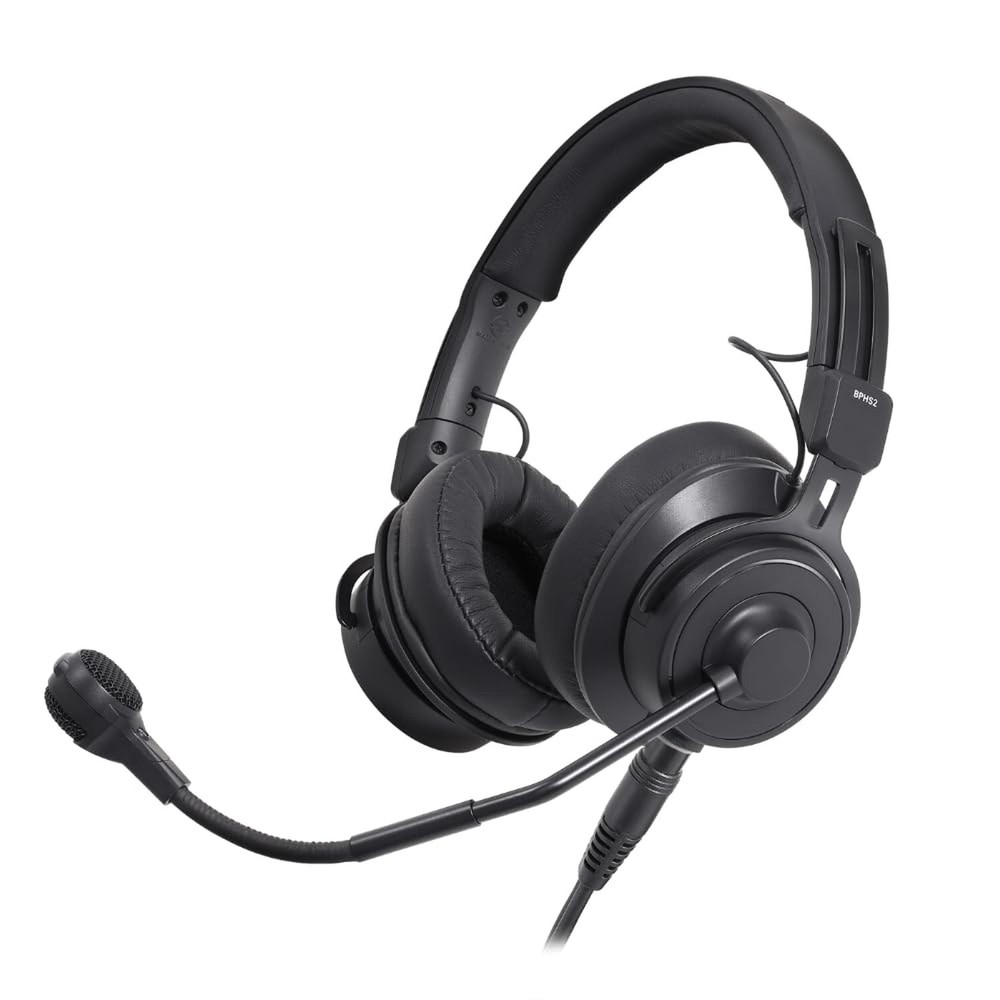 Audio Technica Headset Broadcast Stereo Headset with Hypercardioid Dynamic Bo...