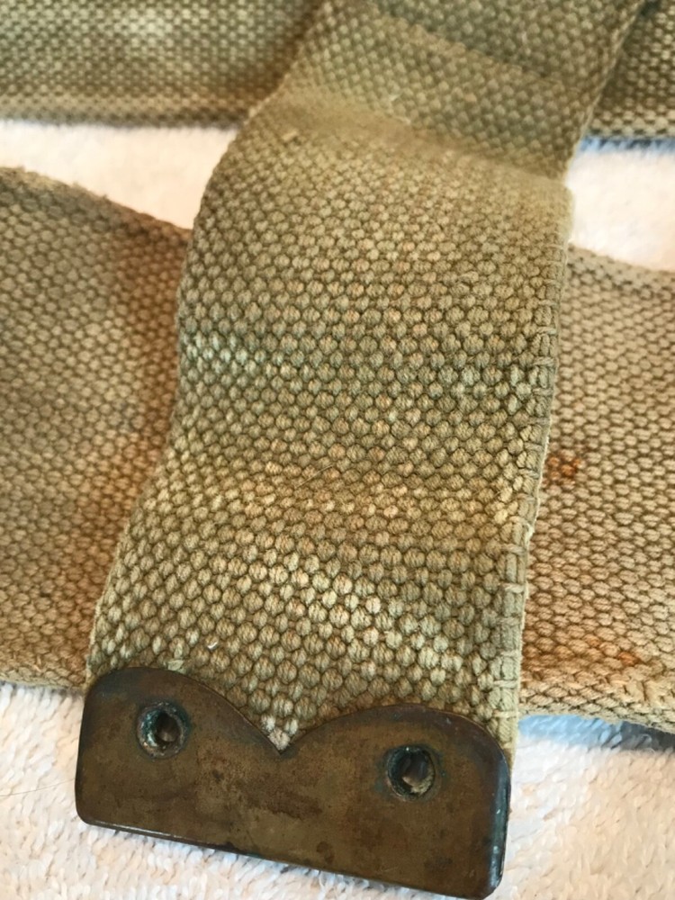 WW1 British Army P-08 Web Combat Belt