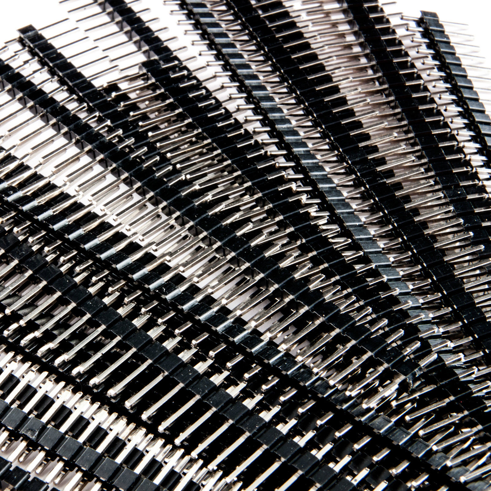 40-Pin Male Header 0.1" 2.54mm Breadboard PCB Strip Connectors 10/25/50/100Pcs