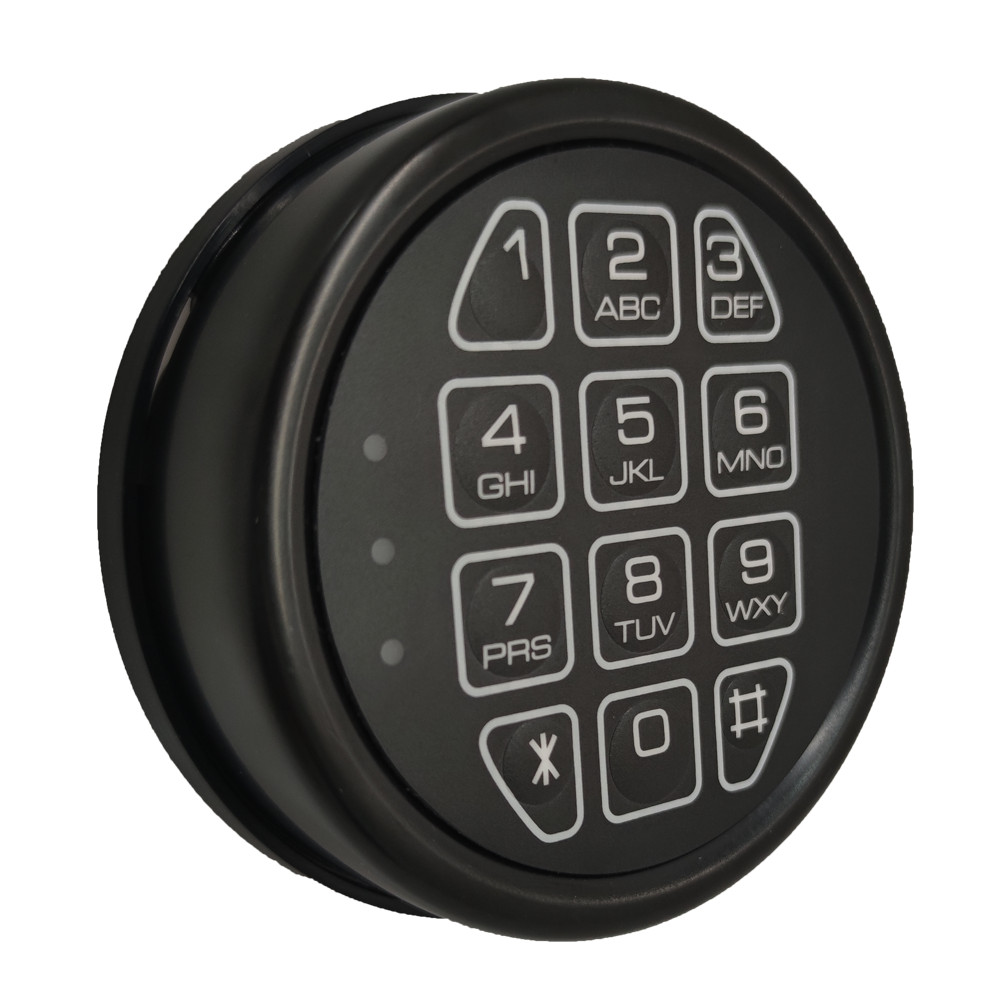 Gun Safe Lock Replacement Black Keypad Electronic Swing Bolt Lock .