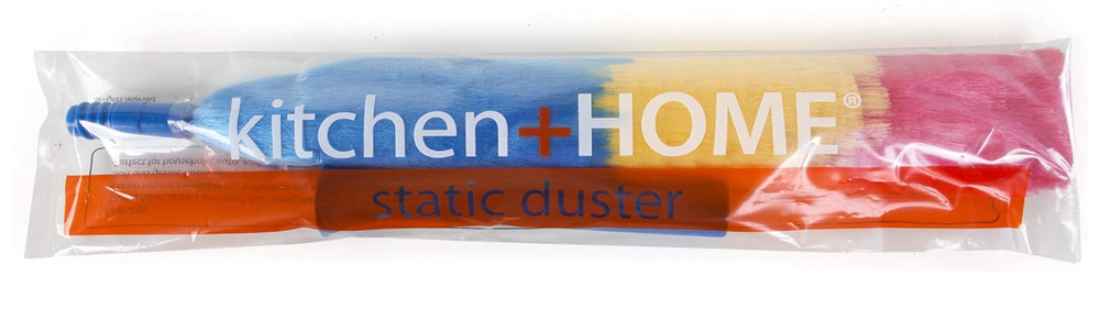 Kitchen + Home 23” inch Rainbow Static Duster - Electrostatic Feather Duster....