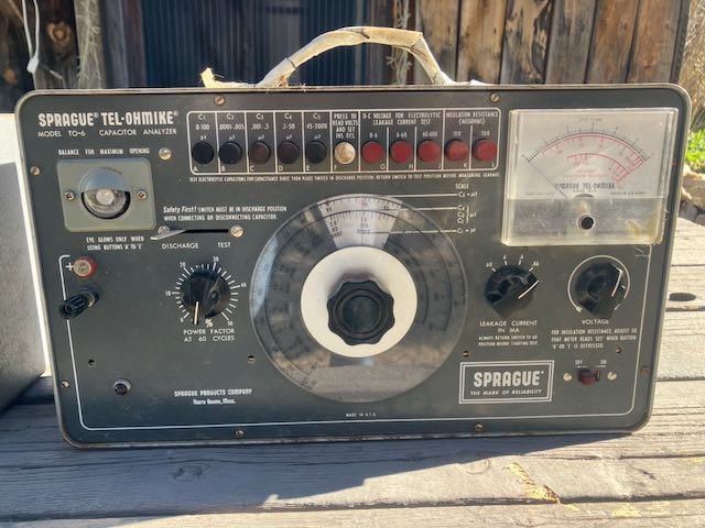 Vintage electronics test equiptment