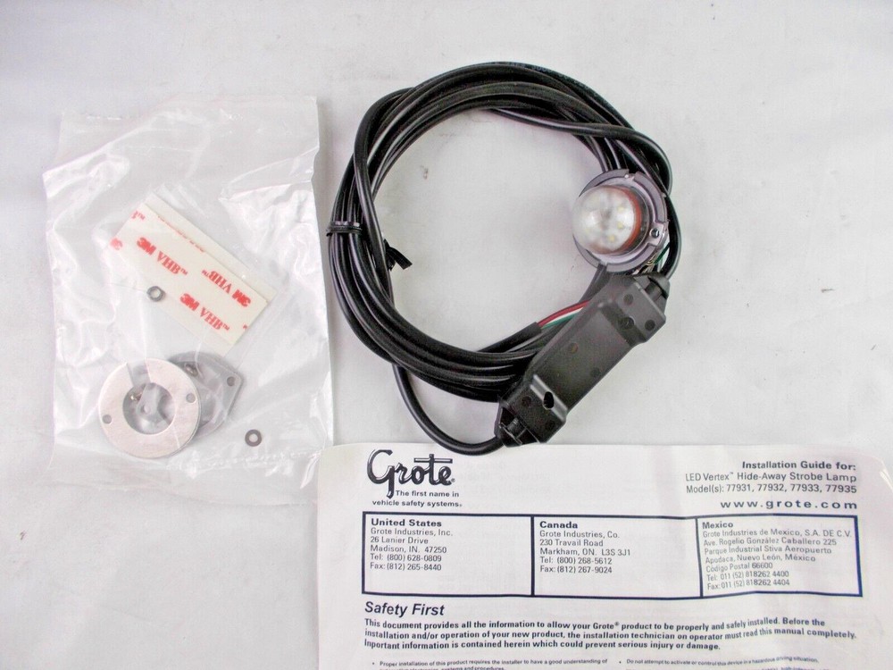 LED Vertex™ Hide-Away Strobe Light Kit Grote 77931
