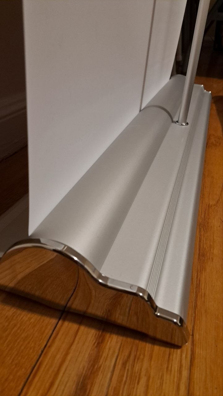 Retractable Banner Stand 33" x 80" – Aluminum – Trade Show Display w/ Carry Case