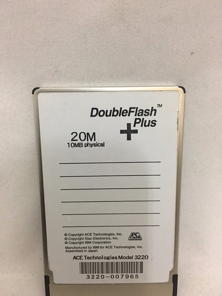 Ace Technologies Double Flash Plus Solid State Storage Card (20M)
