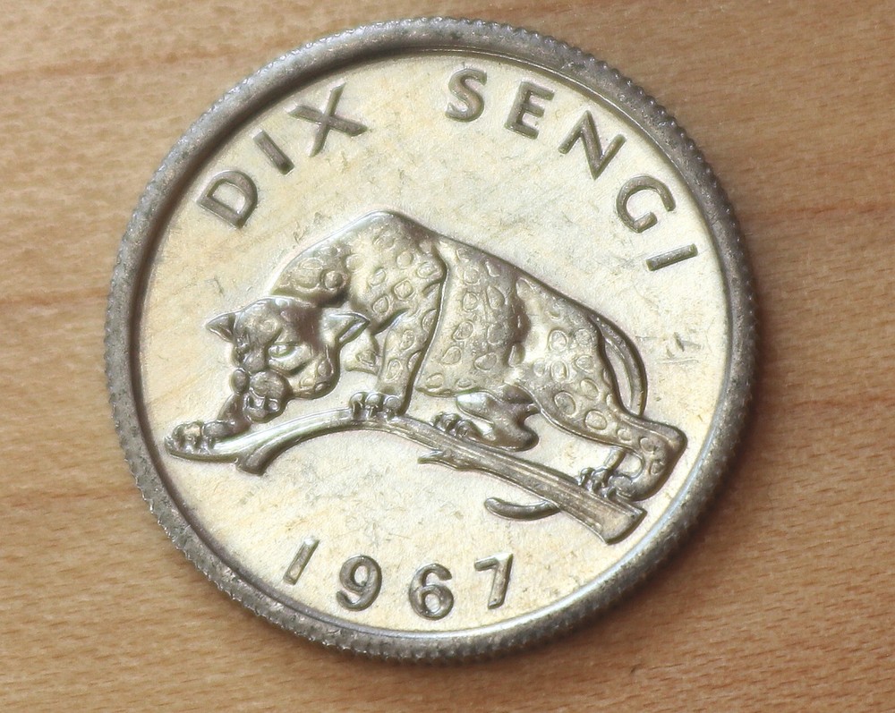 1967 Congo 10 Sengi Leopard