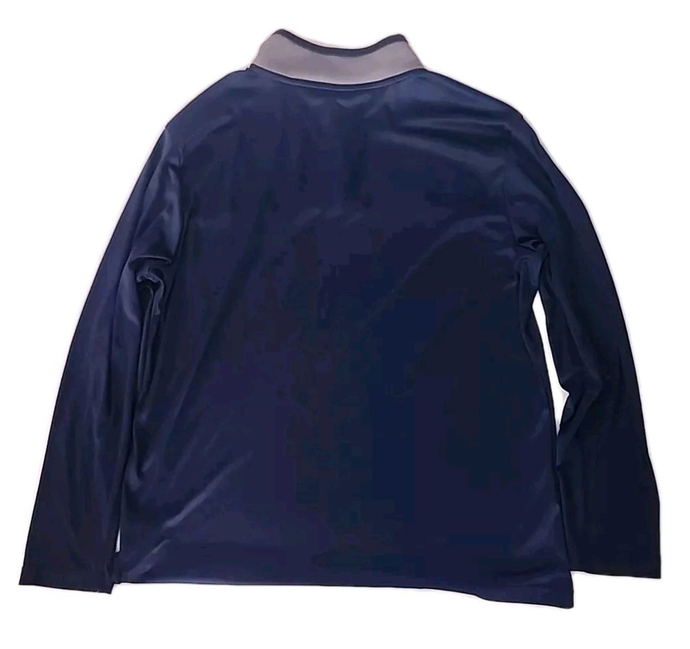 Seattle Mariners Majestic Size XLARGE Long Sleeve Performance Pull-over 1/4 Zip