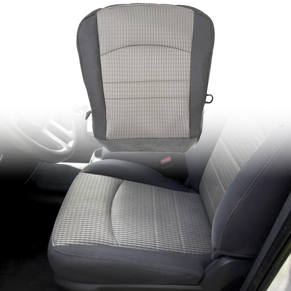 Front Left Driver Side Bottom Replacement Cloth Seat Cover Dark Driver Bottom