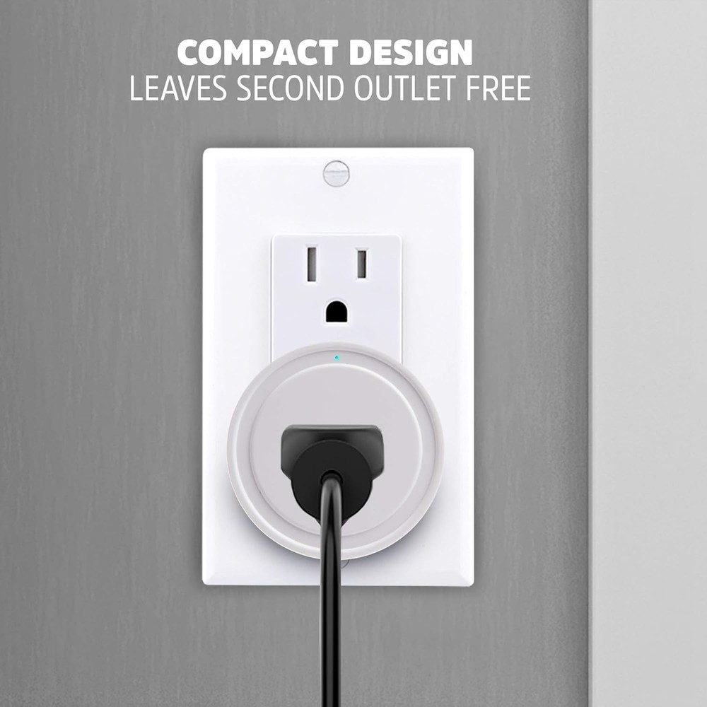 2 Pack Mini Smart Plug, WiFi Enabled, Voice Control with Alexa and Google