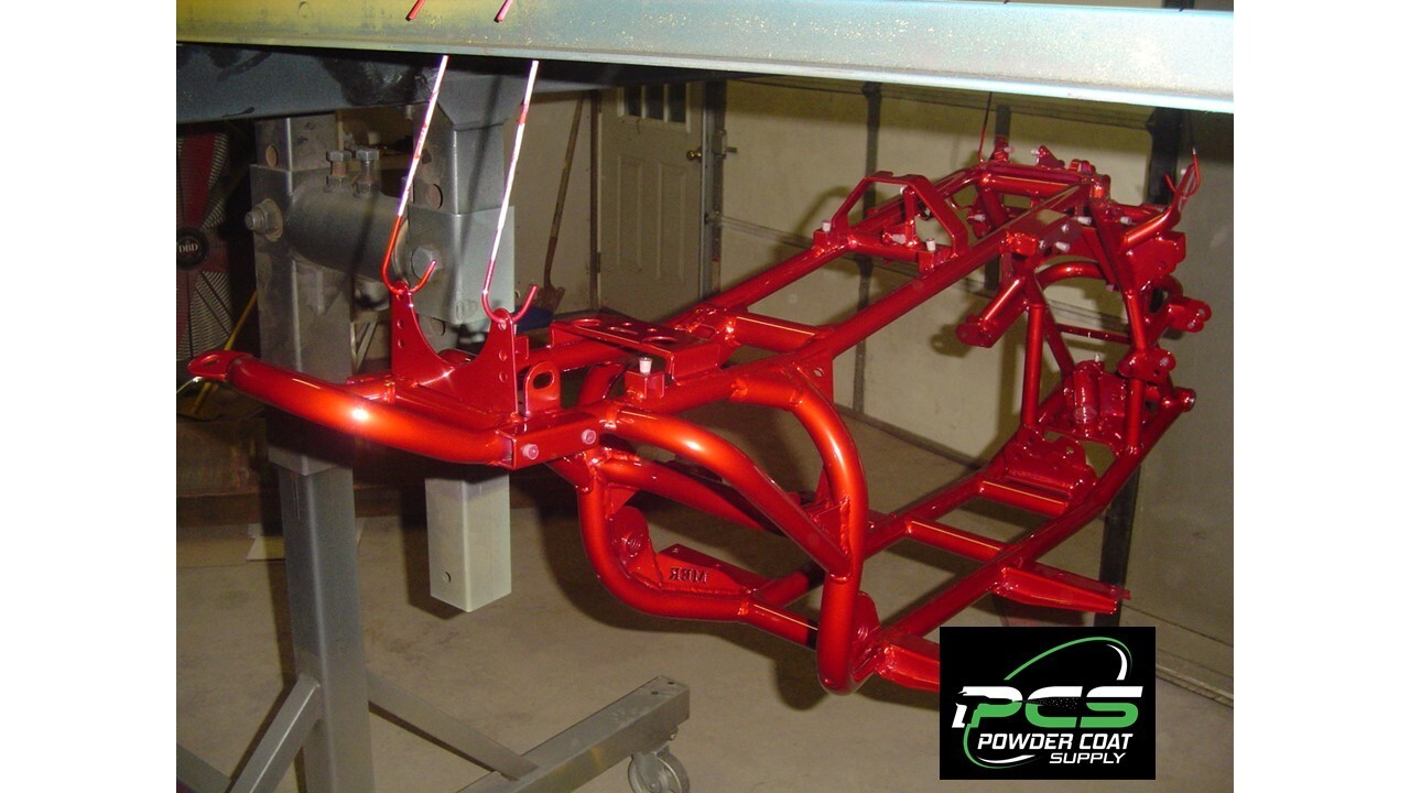 Candy Red Transparent Powder Coating Paint 1LB High Gloss USA Made