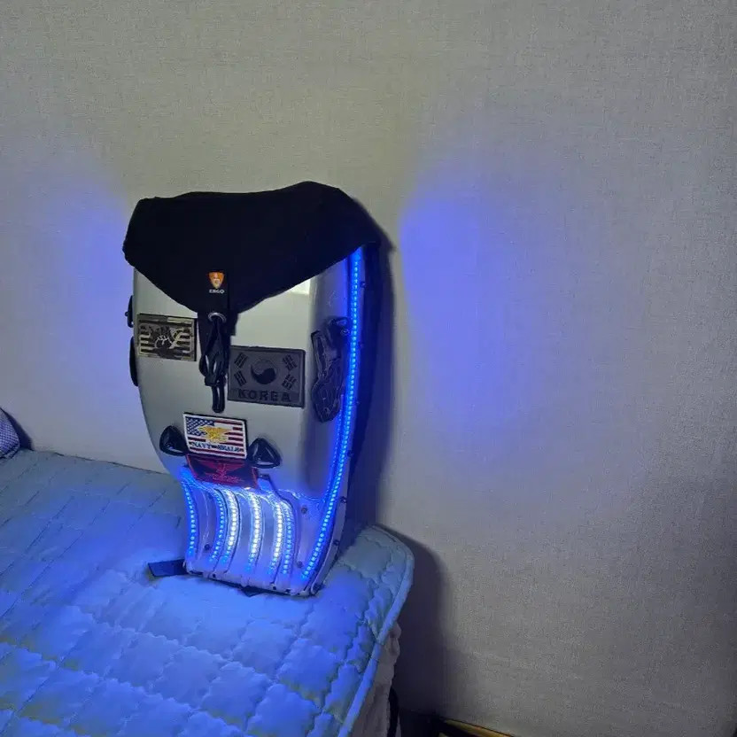 LED Rider Backpack with Badge Decorations Official