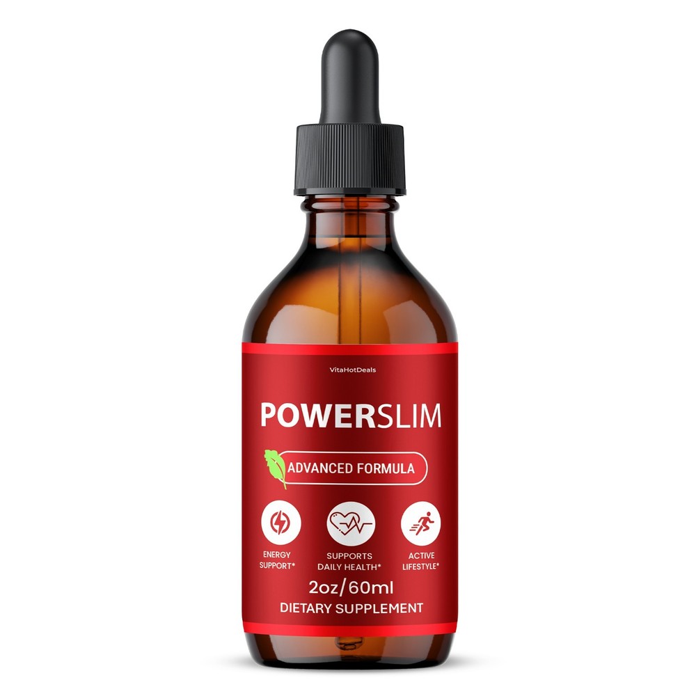 PowerSlim Drops Liquid Supplement, Max Strength, Power Slim Drops (1 Pack)