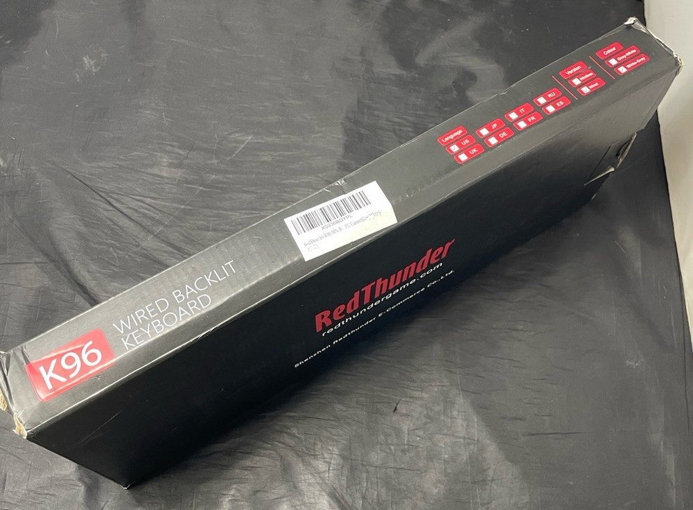 Red Thunder K96 RedThunder Wired US Version White-Gray