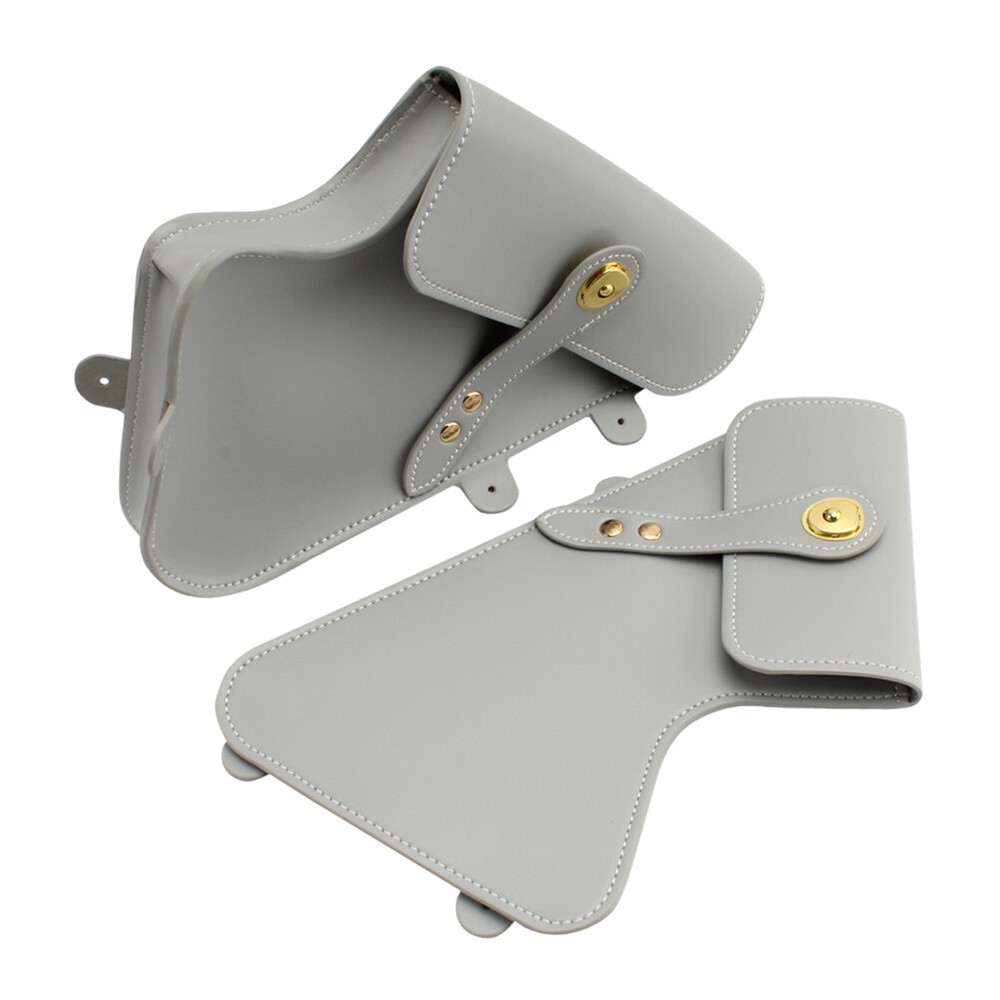 MotorcyclemaintenanceframesidestoolbagretroleatherforBMWRnineTsilver-