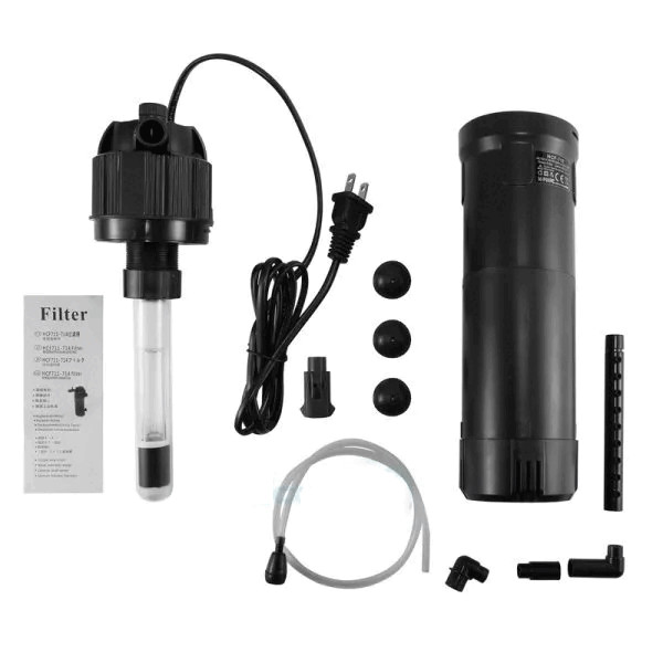 Aquarium Submersible UV Sterilizer Filter Light Fish Tank Germicidal Water Pump