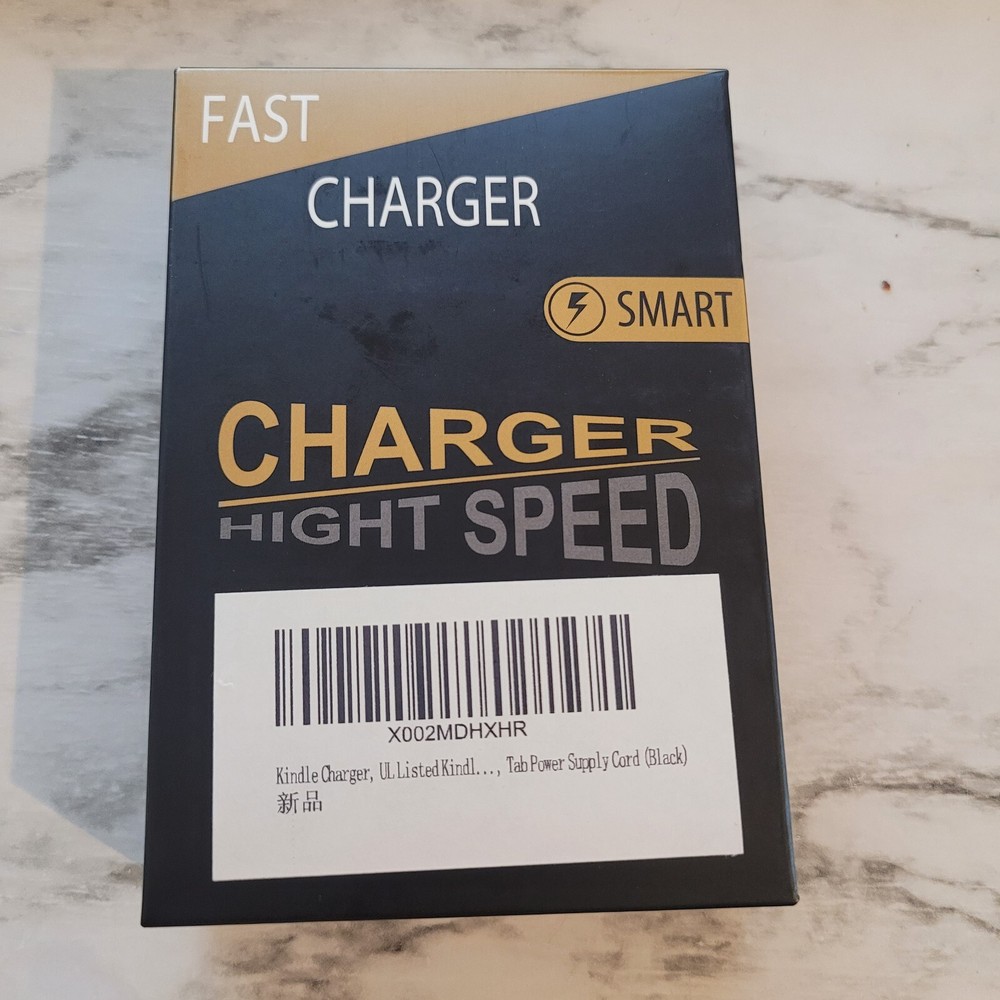 Amazon Kindle Fire Tablet Fast Charger Adapter Micro USB Cable Cord 6.5 Ft