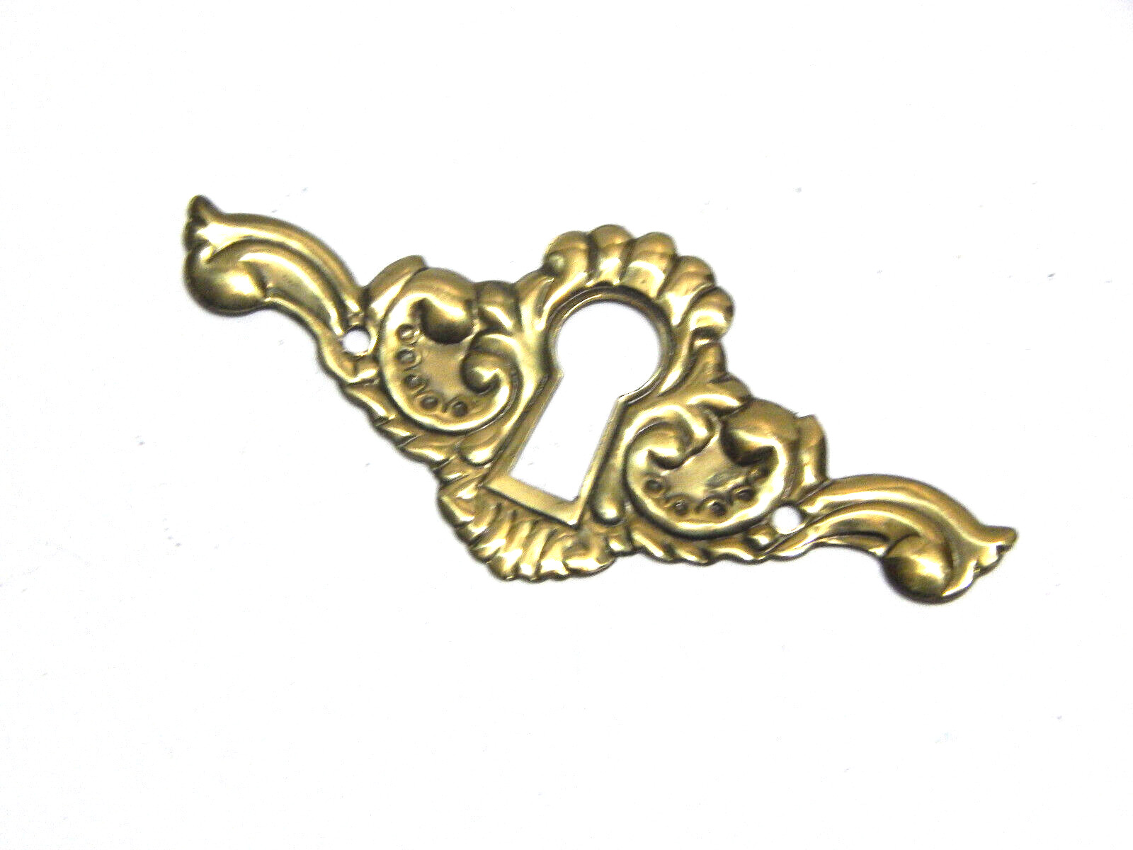 Vintage Keyhole Covers Brass for Drawers Vanties Doors