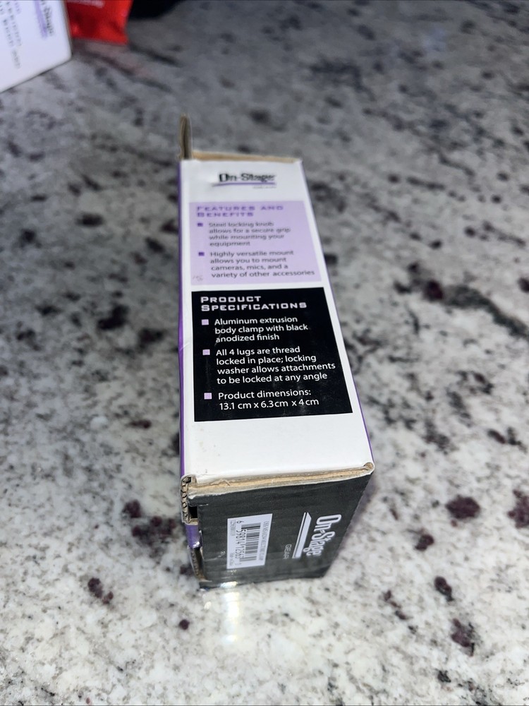 On-Stage MSA8204 U-Mount Multi-Function Mount w/ Large Clamp Auth Dealer!