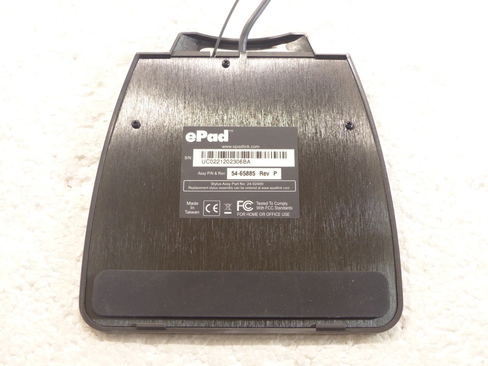 Interlink Electronics ePad USB Signature Capture Pad #54-65885 w/ Stylus Nice!