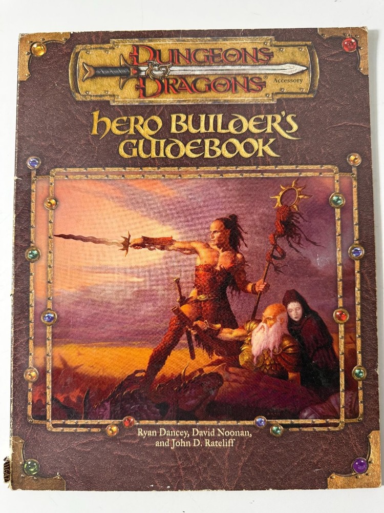 Dungeons & Dragons Hero Builder's Guidebook 3rd Ed d20 System Accessory 2000