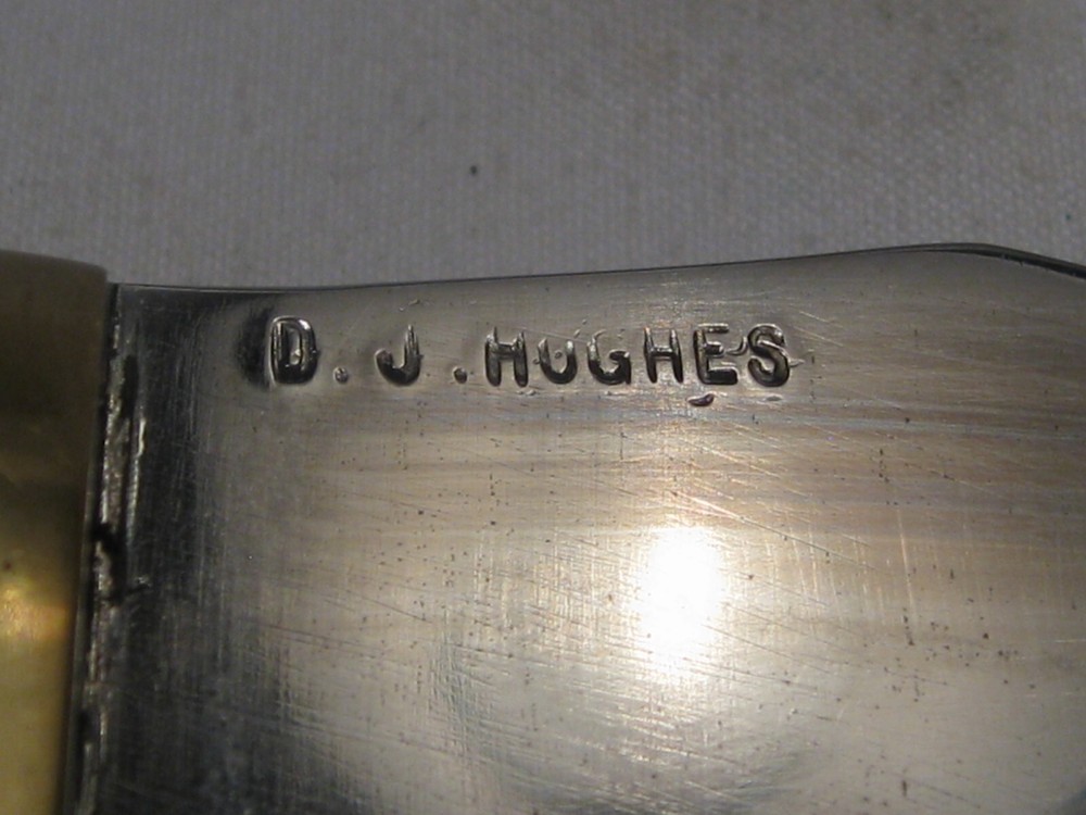 CUSTOM D.J. HUGHES Fixed Blade Knife. #25