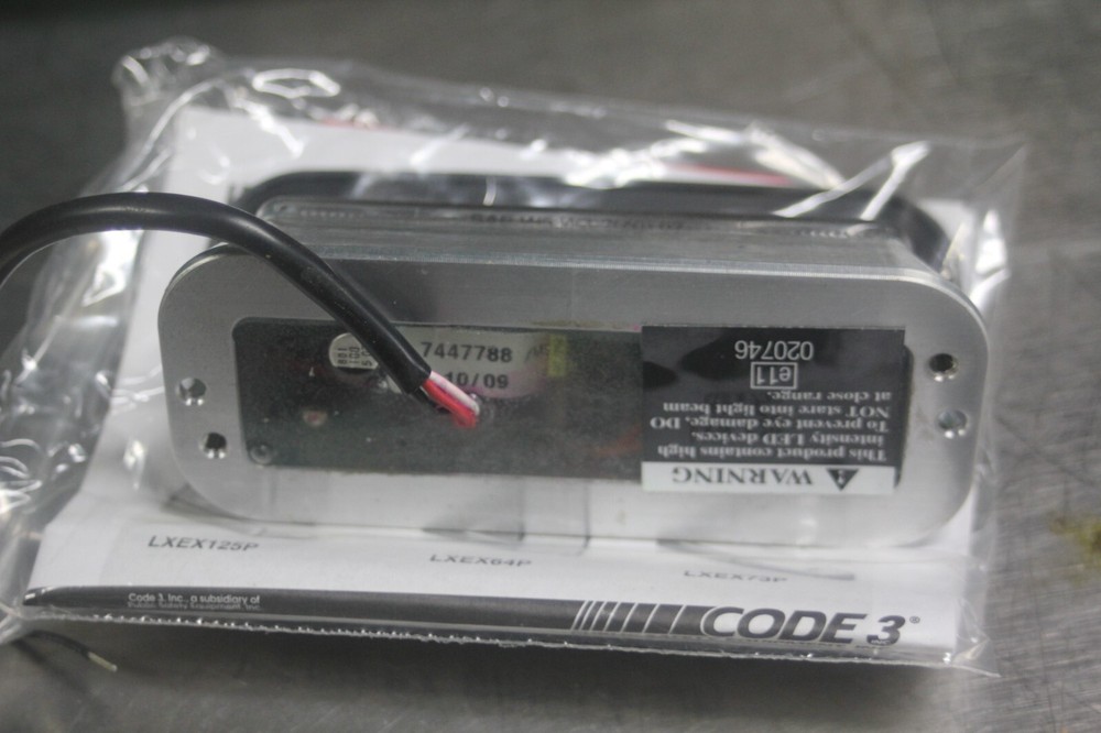 Code 3 LED Exterior Warning Light LXEX1FW-WH