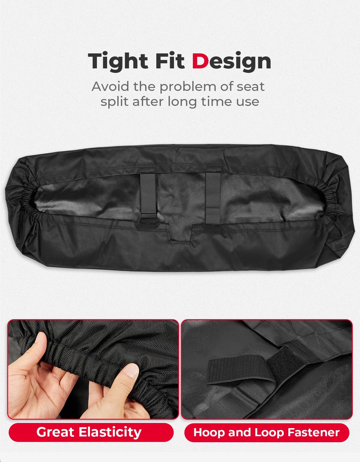 KEMIMOTO 1680D UTV Seat Cover Dust Cover for Honda Pioneer 700 / 700-4 2014-2024