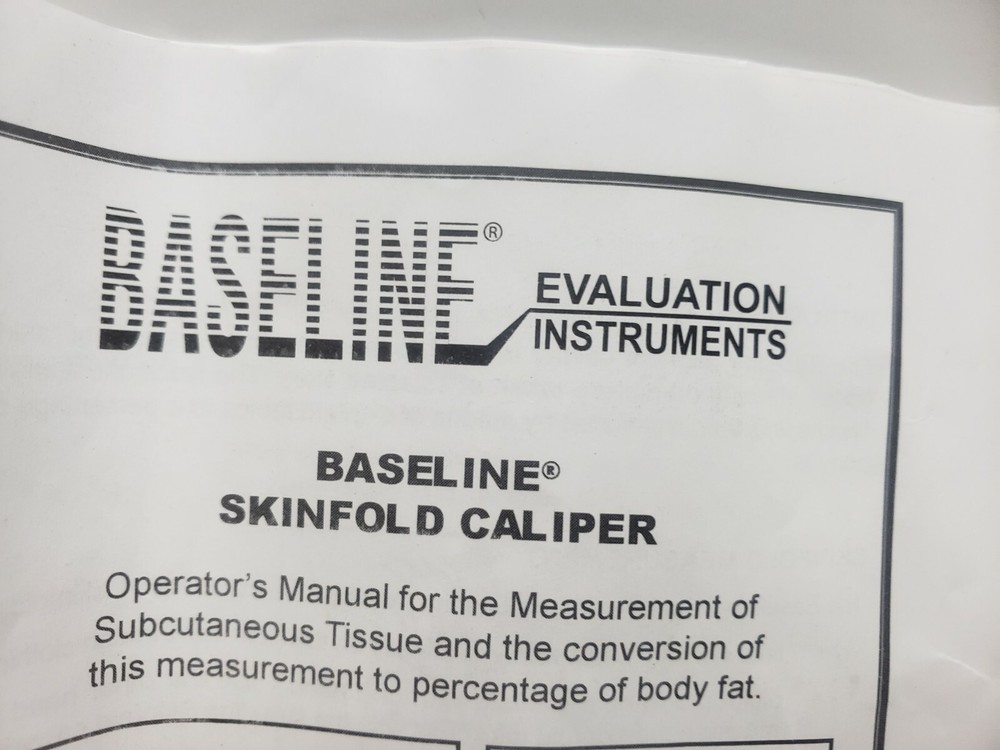 Baseline Skinfold BMI Caliper
