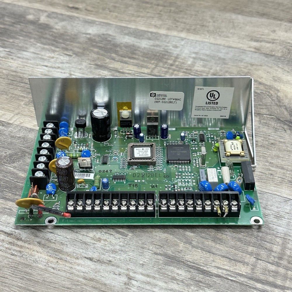 BOSCH RADIONICS D2212BE Security Alarm Panel Board - Working Pull