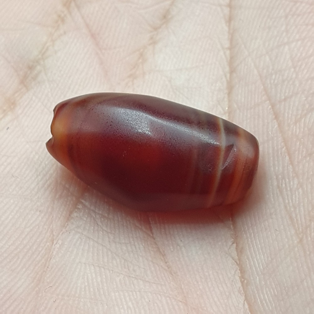 Middle Eastern Yemeni Anitique Agate Natural Pattern Bead