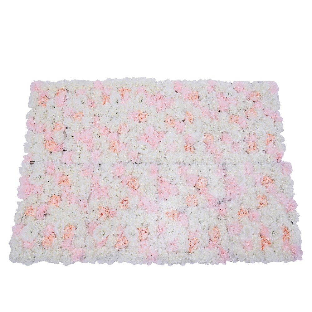 20Pcs Artificial Silk Flower Hydrangea Wall Panel Banquet Wedding Party Decor US