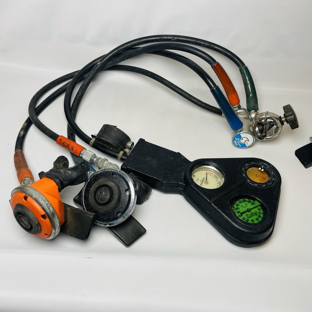 Sub Aquatic Console & Aqualung Regulator Vintage Untested