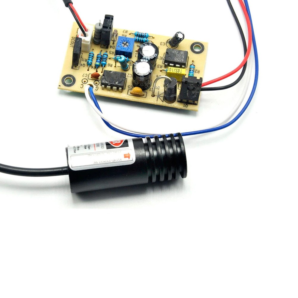 1pc 100mW 650nm Red Focus Dot Laser Diode Module 5V Driver TTL Modulation