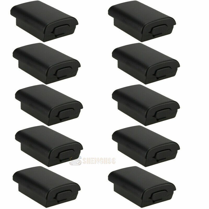 10-Pack AA Battery Back Cover Case Shell Pack For Xbox 360 Wireless Controller