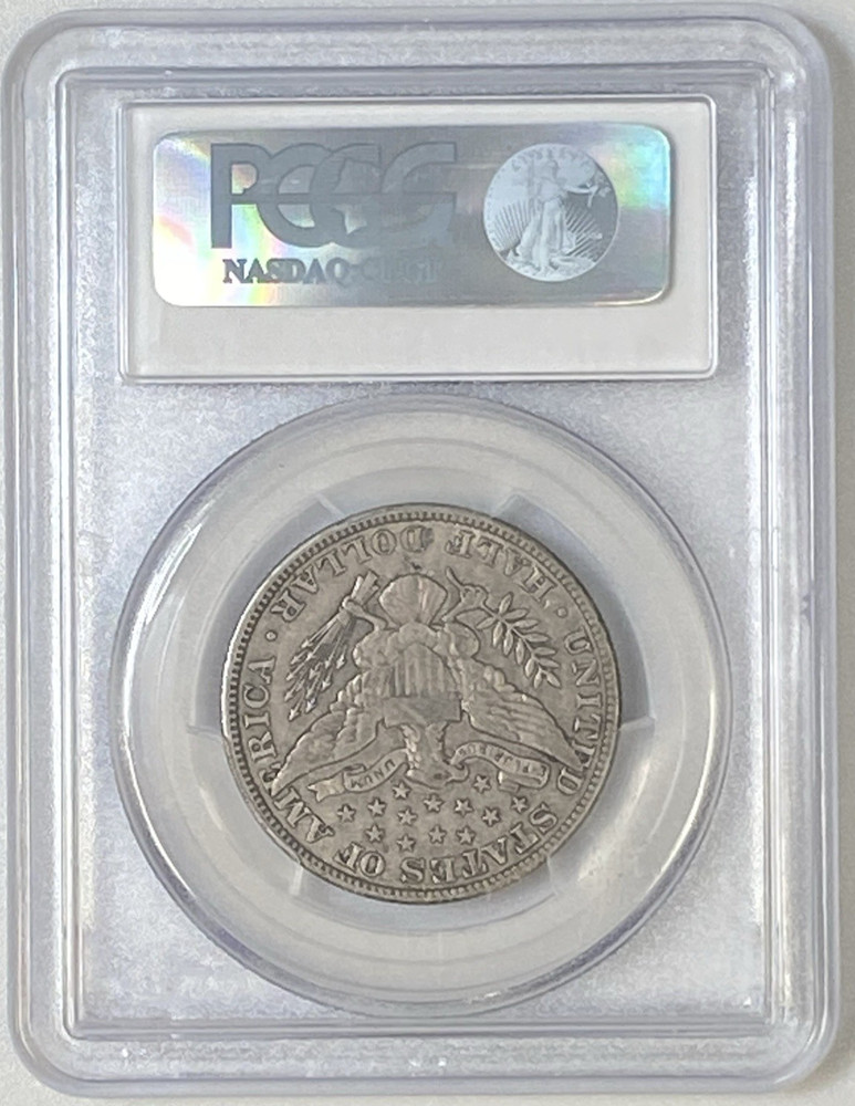1915 S 50c Half Silver Dollar Barber PCGS VF35