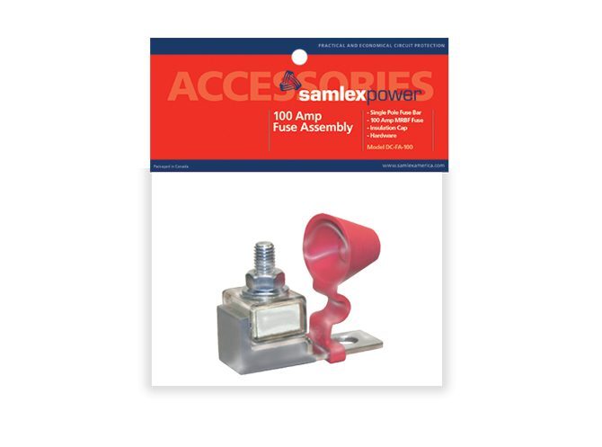 SAMLEX AMER 100 AMP FUSE ASSEMBLY- DC-FA-100